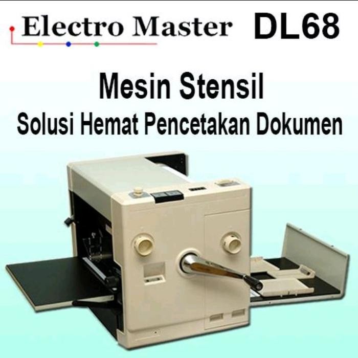 

Mesin stensil electro Master DL68 duplicator stencil cetak dokumen