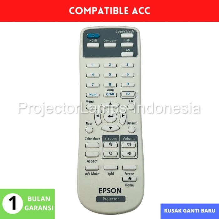 FES4 Remote Remot Projector Proyektor Epson Eb-S500 Eb-X500 Eb-E500