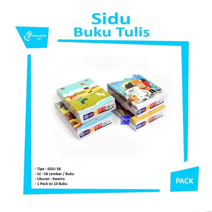 

TUMI Buku Tulis Sinar Dunia / Sidu 58 Lembar [ Perpack ]