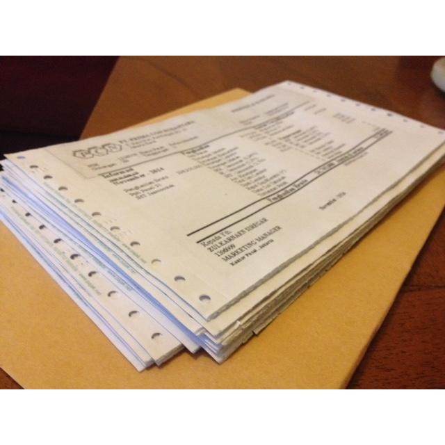 

TUMI Cetakan Slip Gaji Karbon Custom Rangkap 3