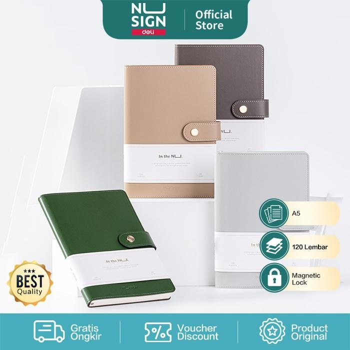 

TUMI Nusign Leather Cover Notebook/Buku Catatan Tulis/Agenda A5 Ns299