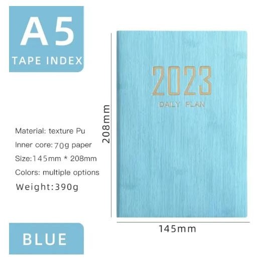 

TUMI 2023 Buku Catatan Planner Book A5 Big Size 176 Lembar Notebook