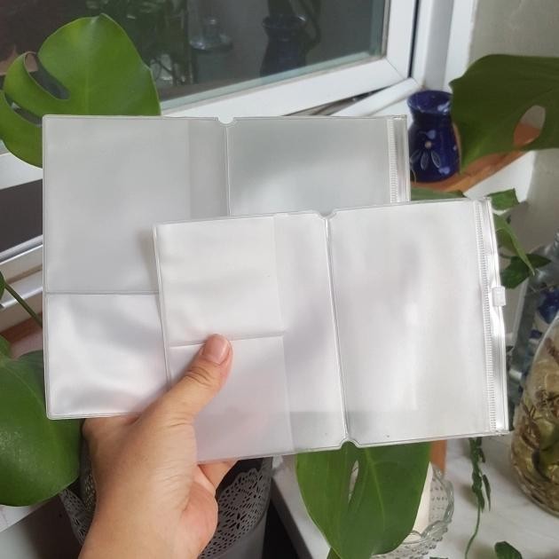 

I77W Travelers Notebook Zipper Pocket Pvc Insert, Utk Travelers Notebook