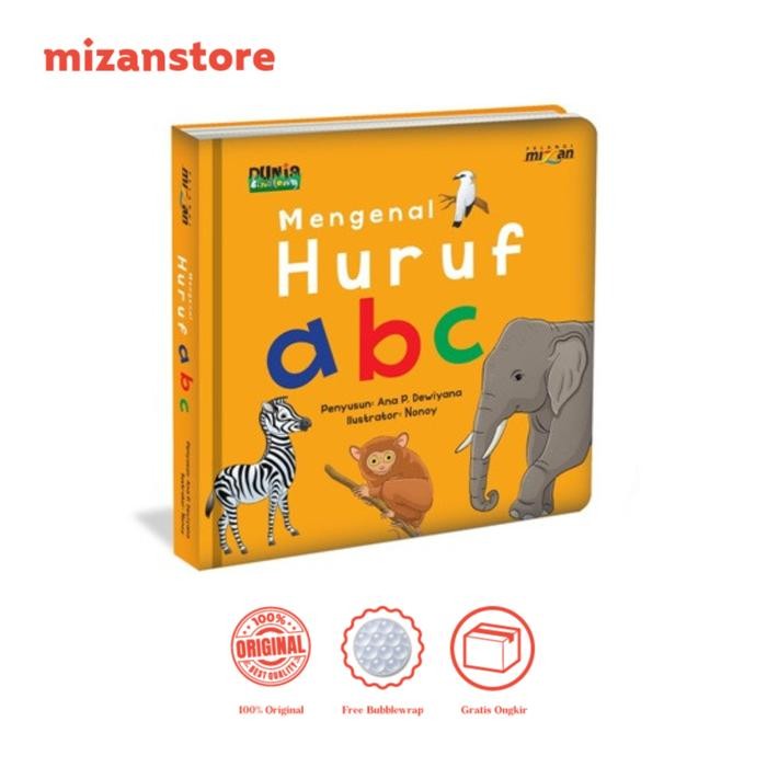 

[Mizan] Buku Seri Dunia Binatang Mengenal Huruf Abc Boardbook
