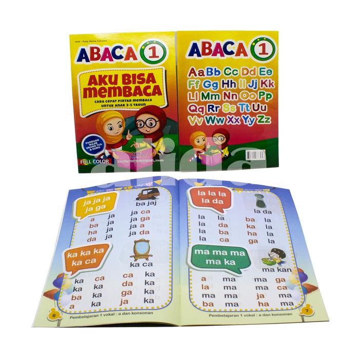 

I77W Buku Anak Paud Tk Abaca Jilid 1-2 Aku Bisa Membaca Aku Lancar Membaca Belajar Baca