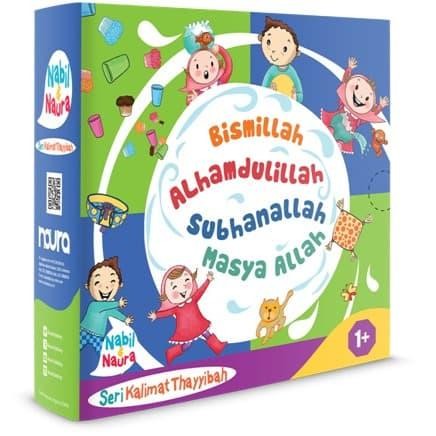 

Buku Paket Nabil Naura : Seri Kalimat Thayyibah (Boardbook) - Buku Boardbook Anak