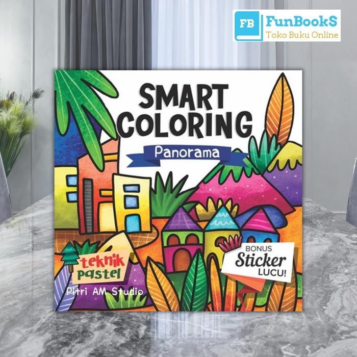 

Buku Mewarnai Buku Anak - Smart Coloring : Panorama C-Klik Media