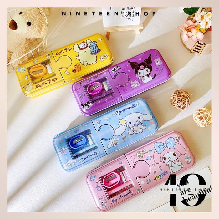 

I77W Bisa Cod S6003 Kotak Pensil Bening 2 Tingkat Kotak Pensil Stationery