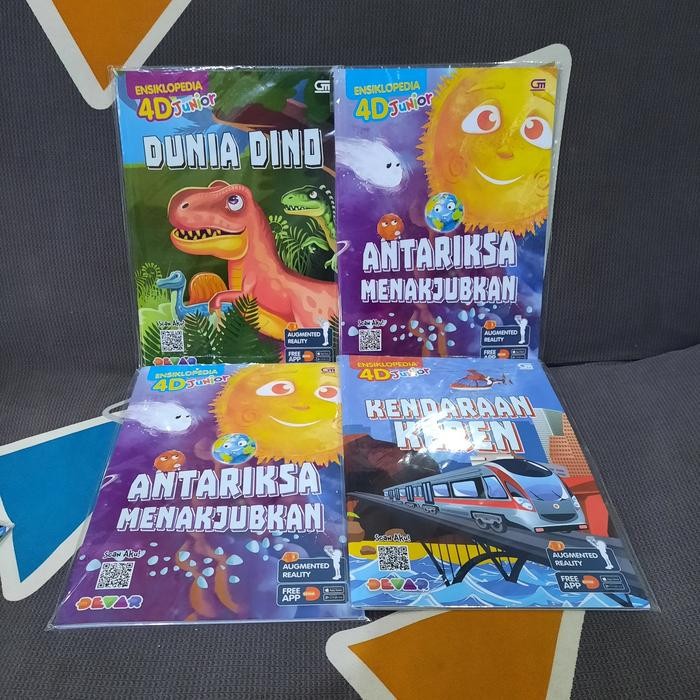 

Ensiklopedia 4D Junior Buku Anak Devar Augmented Antariksa Dinosaurus