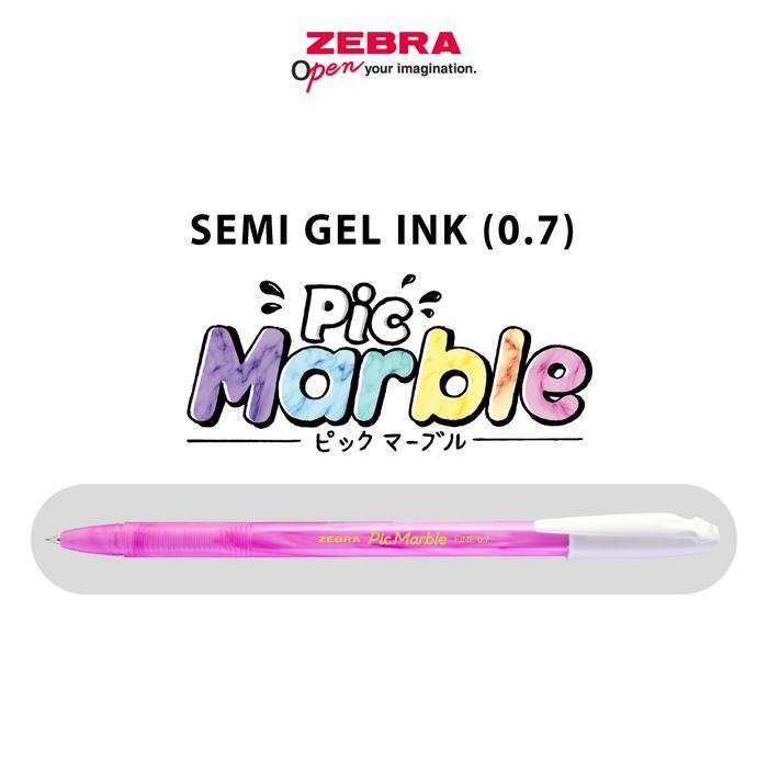 

X689 Zebra Picmarble 0.7 - Pulpen Semi Gel