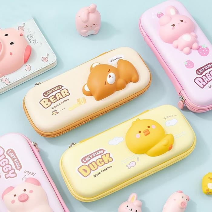 

X689 Tokkado Fuwa Tempat Kotak Pensil Squishy Anak Sekolah Karakter Lucu