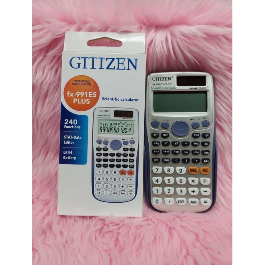 

X689 Kalkulator Scientific Gtttzen Fx-991 Es Plus Komplit 240 Functions Calculator