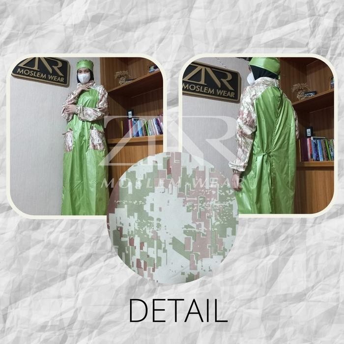 Onemed - Apd Gown Medis Apd Motif Waterproof Medis Baju Jaga Medis Parasut