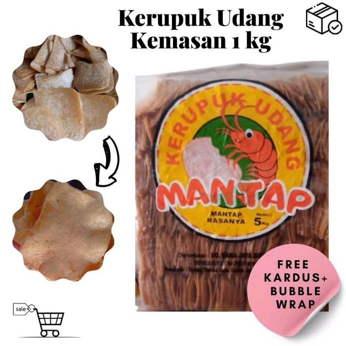 

Sale!! Kerupuk Udang Besar Sidoarjo 1Kg.Free Kardus + Bubble Wrap