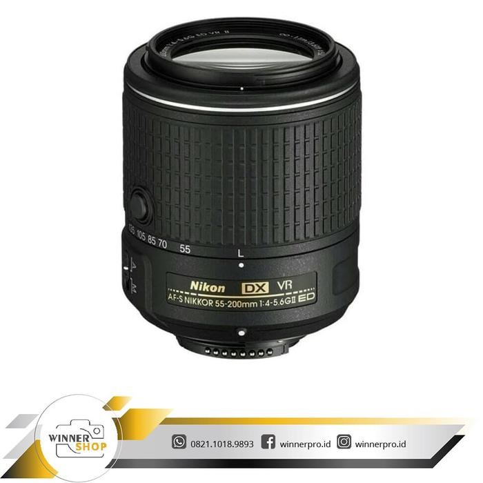 LENSA NIKON 55-200 VR II lensa nikon