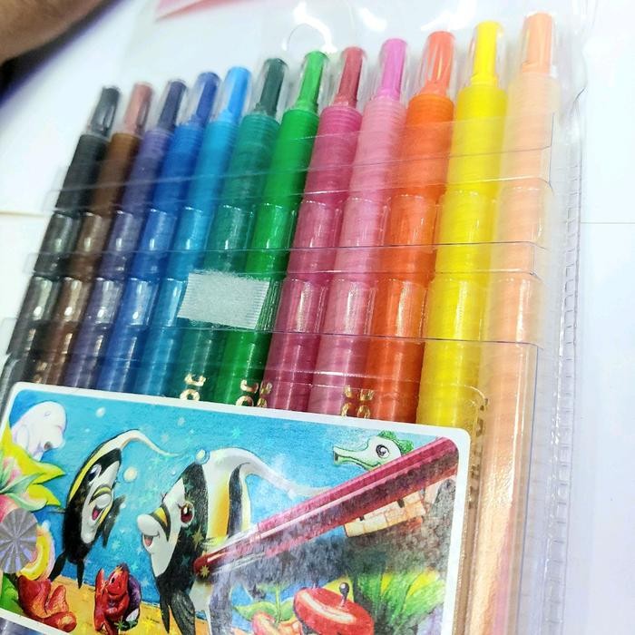 

Crayon Putar Titi Joyko 12 Warna