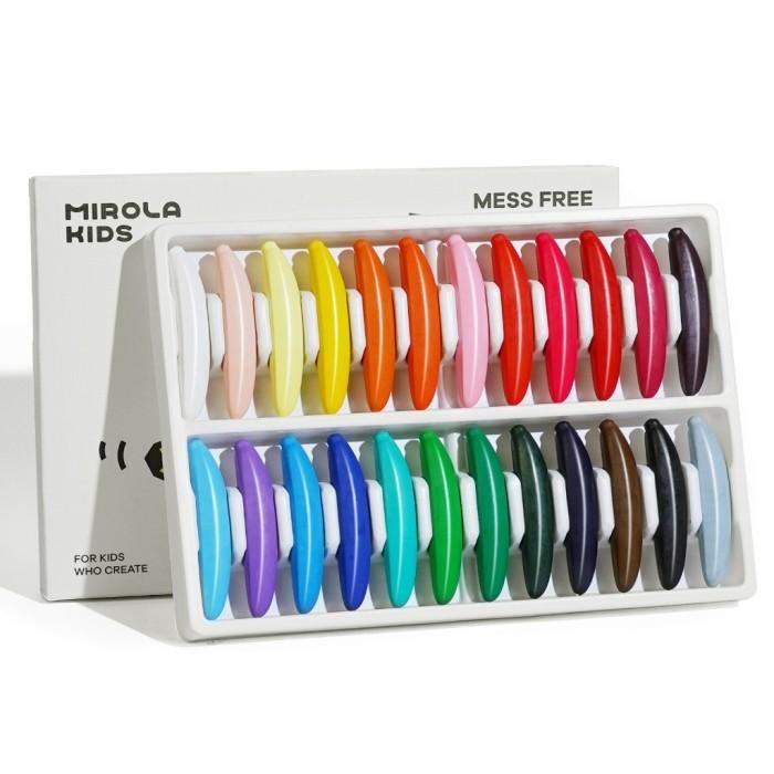 

Crayon Jarmelo Mess Colors Lilin Beeswax Nontoxic Edukasi Anak Mewarnai