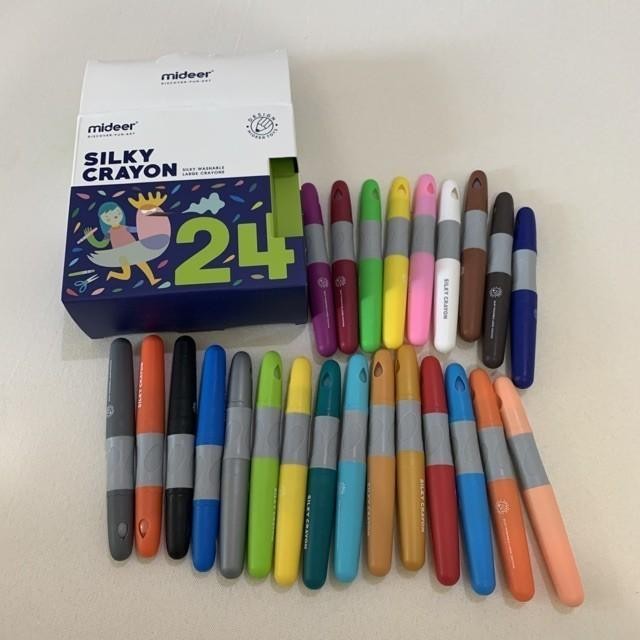 

Mideer silky crayon - washable crayon - face paint crayon - 36 crayons - 36 crayons