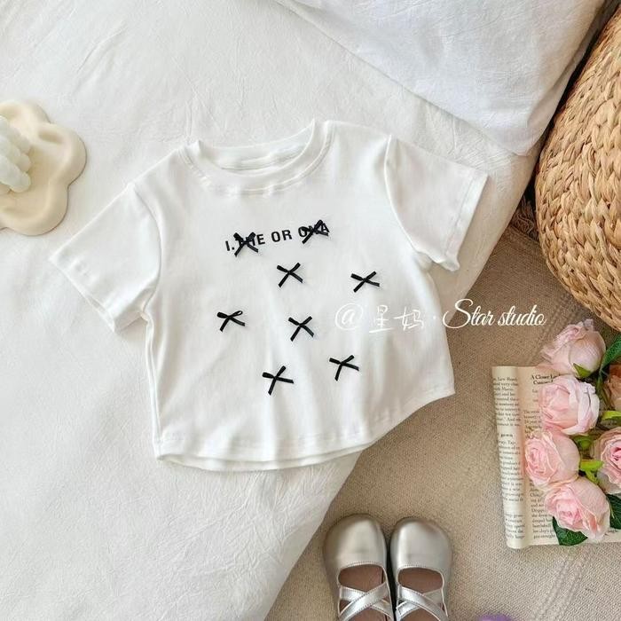 _O0VX Baju Atasan Anak Perempuan Baju Tren Casual Anak Perempuan Usia 1-4Tahun