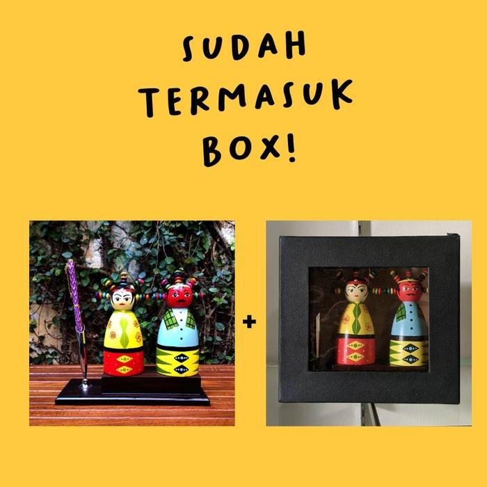 

Pen Holder/Tempat Pulpen/Souvenir Ondel-Ondel Khas Jakarta