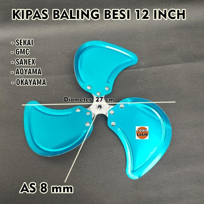55Q8 Baling Besi Kipas 12 Inch Multi Rrt Umum