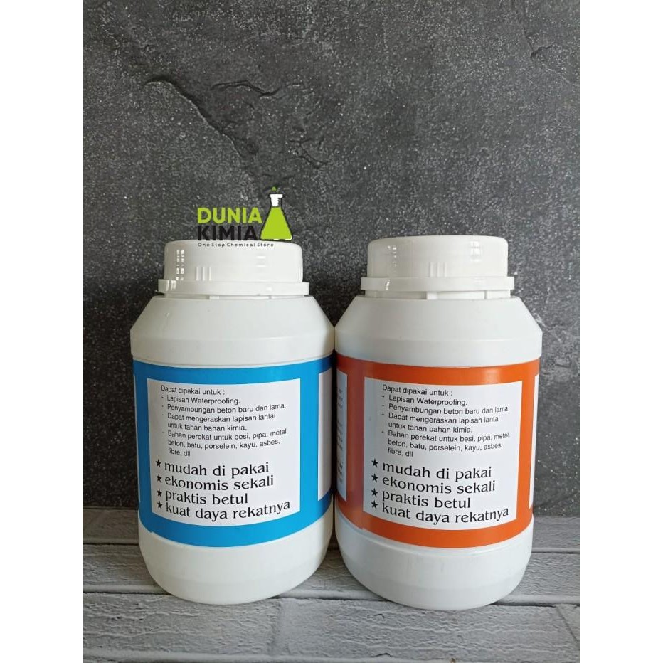EPOXY RESIN A+B - LEM MATERIAL - PEREKAT BETON - 2 KG