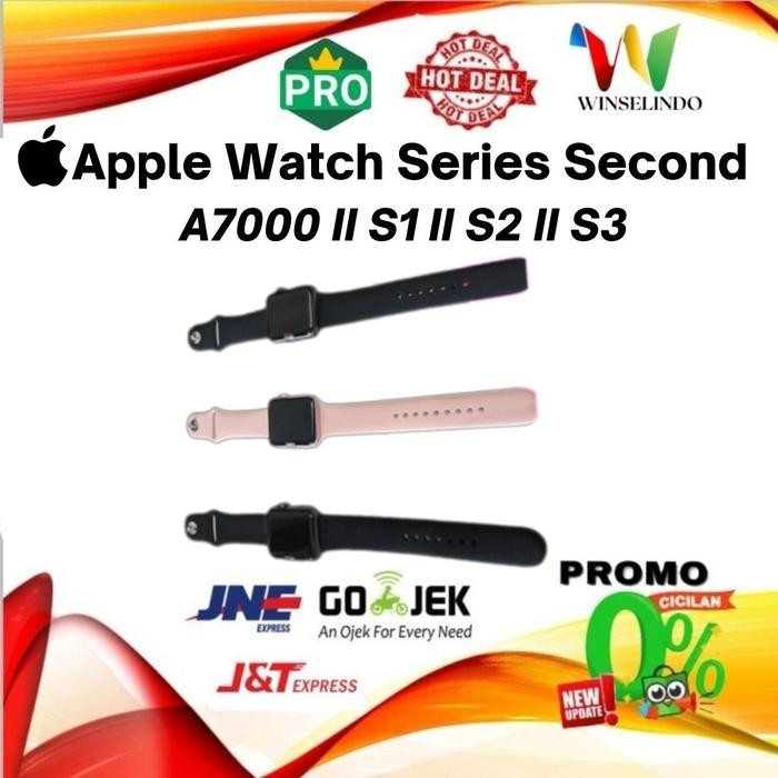 Apple Watch Series A7000 1 2 3 38mm 42mm Second Fullset GPS iWatch Ori