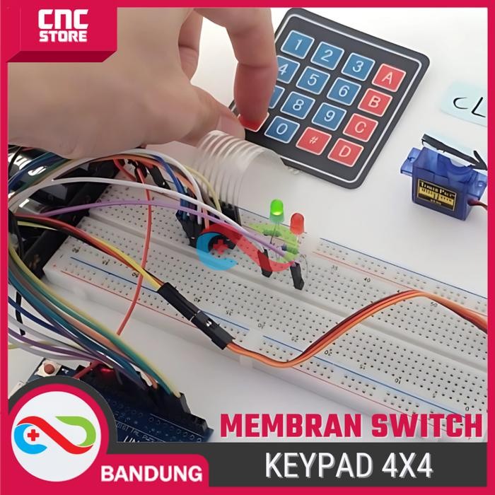 

4X4 MATRIX ARRAY 16 KEY MEMBRANE SWITCH KEYPAD KEYPAD 16 TOMBOL UNTUK PROYEK ELEKTRONIK