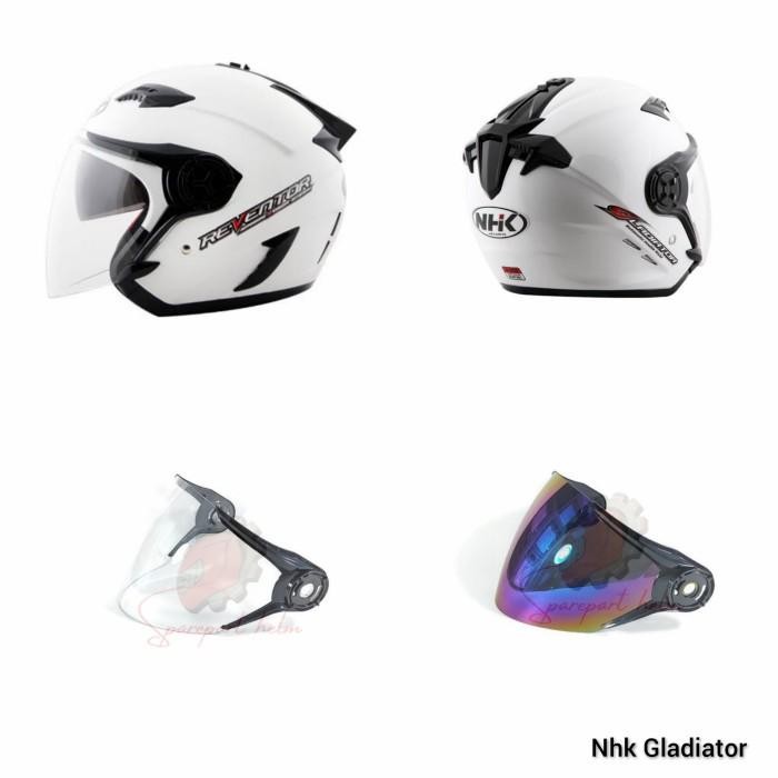 (Allthebest) Kaca helm NHK Gladiator Visor helm NHK Gladiator