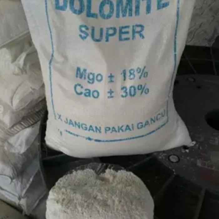 Kapur Dolomit untuk perikanan/pertanian 1kg