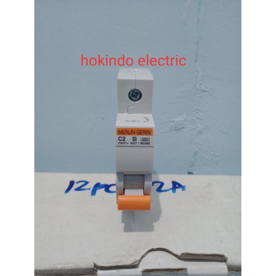 MCB MERLIN GERIN DOMAE 1P 2A SNI 4.5KA ORIGINAL