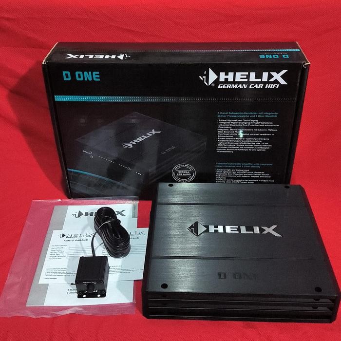MONOBLOCK HELIX D ONE - GERMAN CAR HIFI - KELAS D - FROM GERMAN