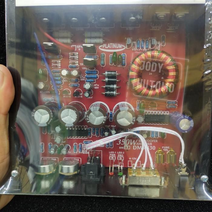 POWER MONOBLOK DMS 330 SUBWOOFER POWER MOBIL SUBWOOFER 350 WATT ORI