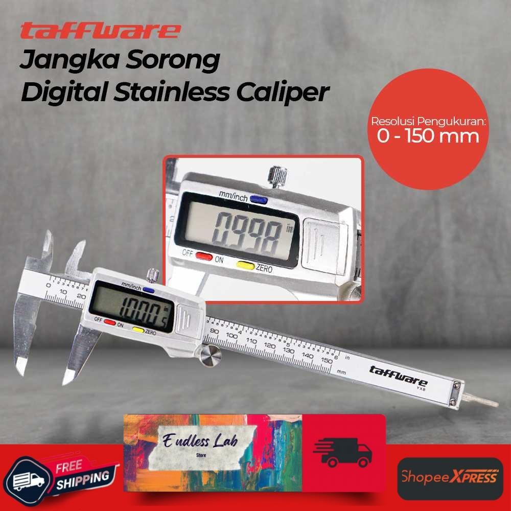 

Taffware Jangka Sorong Kaliper Sigmat Digital Stainless Steel 150mm