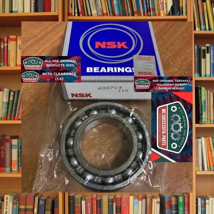 BEARING 6007 C4 NSK KRUK AS MOTOR 6007C4