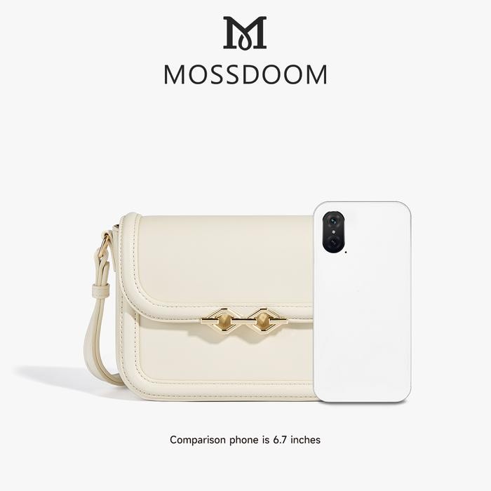 MOSSDOOM Tas Wanita Rosalie Bag Bergaya Sling Bag Tas Selempang Wanita Elegan