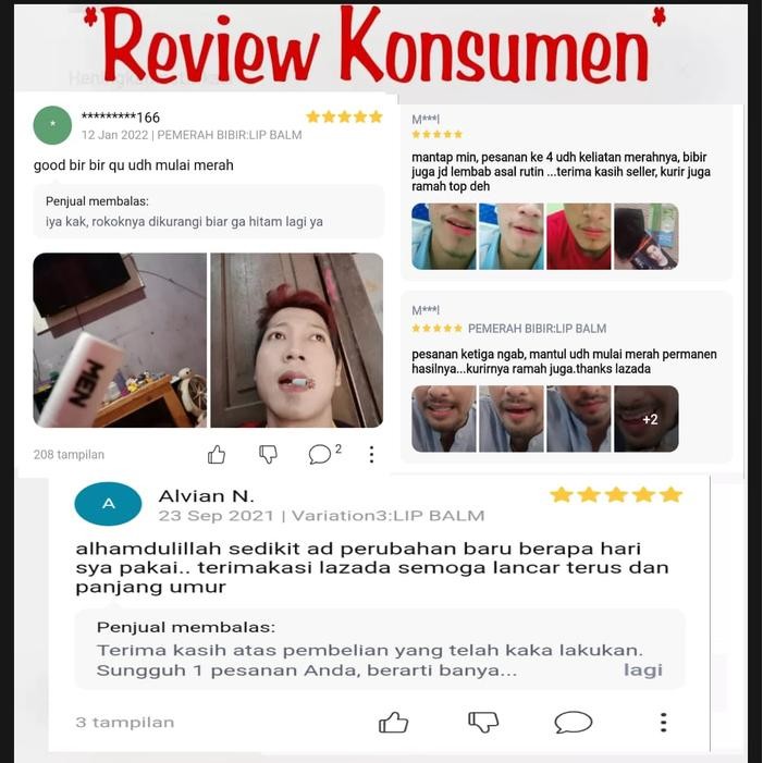 (Allthebest) PEMERAH BIBIR PRIA/ PELEMBAB BIBIR PEROKOK/ LIP BALM SOLUSI BIBIR