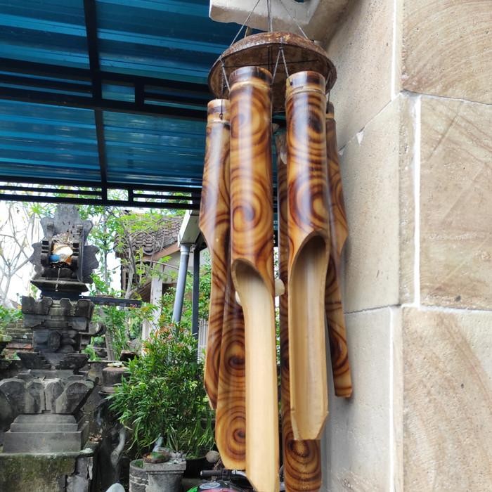 LONCENG BAMBU/LONCENG ANGIN BAMBU/GANTUNGAN BAMBU/KLINTINGAN MOTIF