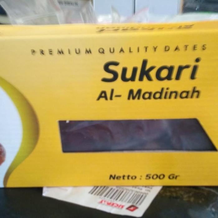 

ASLI Kurma Sukari Al-Qassim Saudi/ Sukari Basah Merk NR Dus Hijau - 500gr READY STOCK