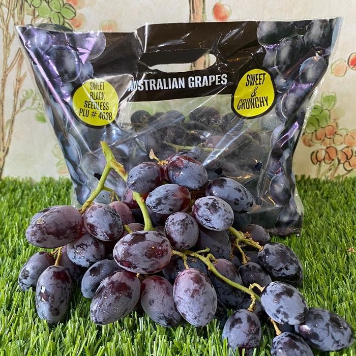 

SIAPKIRIM anggur black autumbuah anggur hitamnuri fruits Hitam READY STOCK