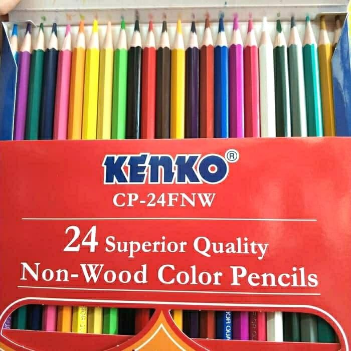 

SARI Pensil Warna Kenko 24 Warna Panjang