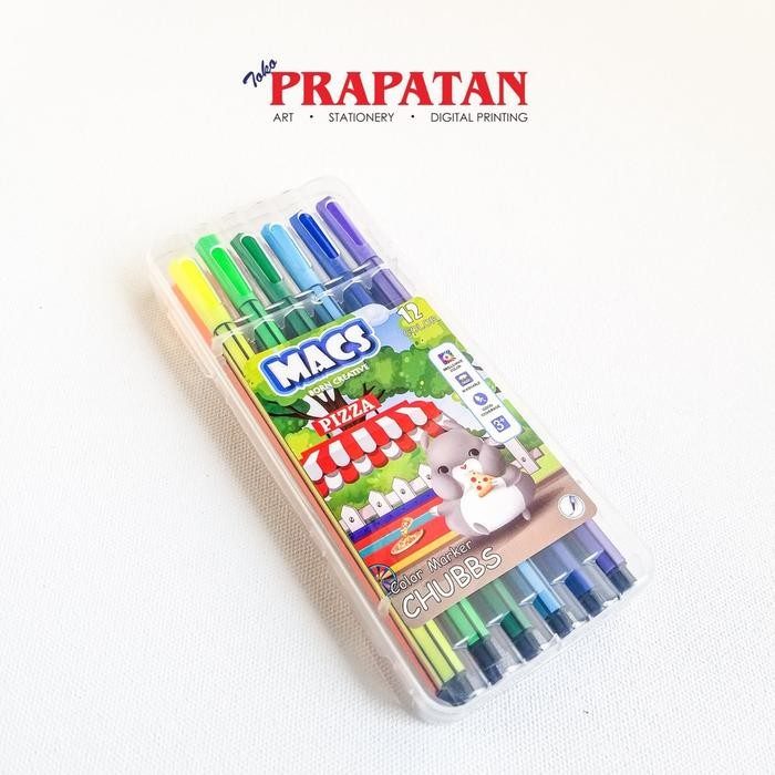 

SARI Macs Color Marker 12 Warna / Spidol Tipis