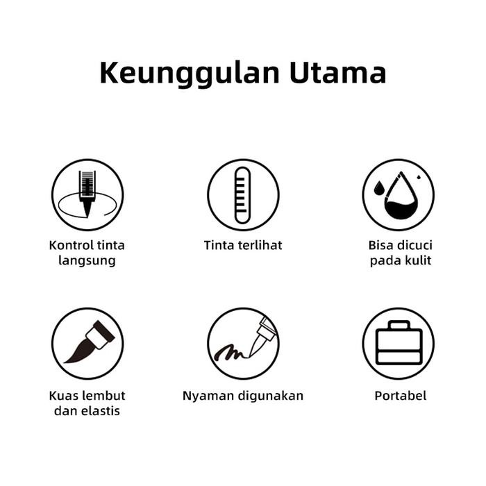 

SARI Deli Spidol Akrilik / Acrylic Marker Water Based Mudah Dibersihkan 12/24/36/40 Warna