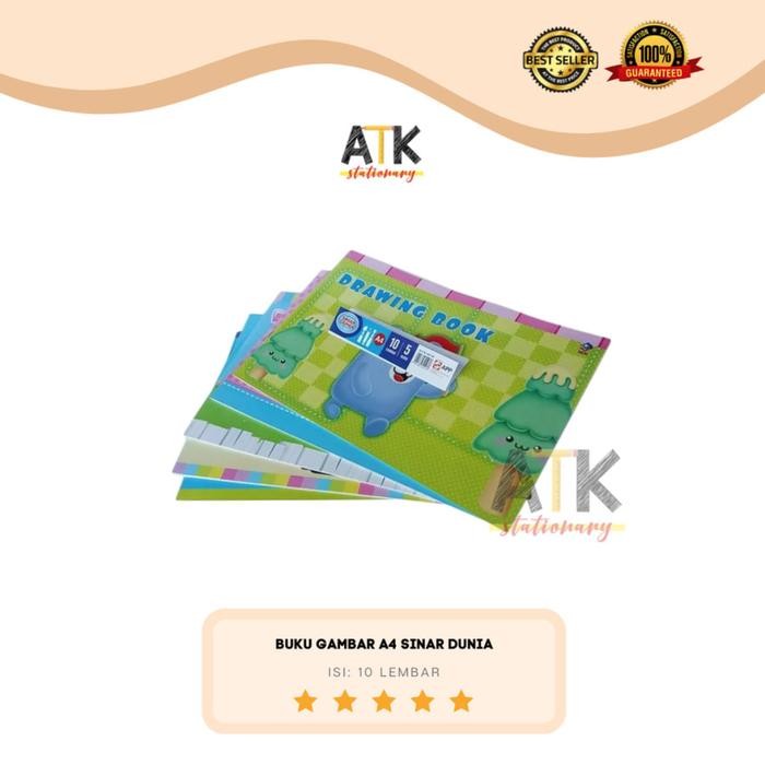 

SARI Buku Gambar A4 Sinar Dunia ( 1 Pack) Atk