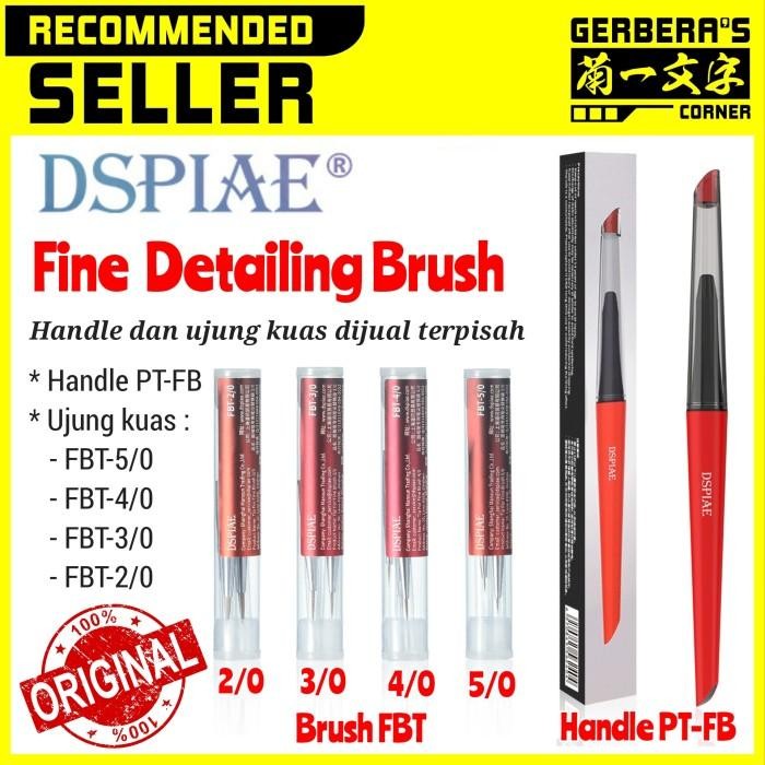 

SARI Dspiae Pt-Fb Fine Detailing Brush And Brush Tip Fbt-5/0 4/0 3/0 2/0