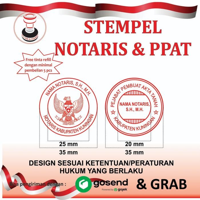 

5WUM Stempel Notaris Ppat Waarmerking Dan Legalisir Notaris