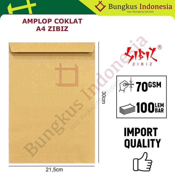 

5WUM Amplop Coklat A-4 Isi 100Lbr