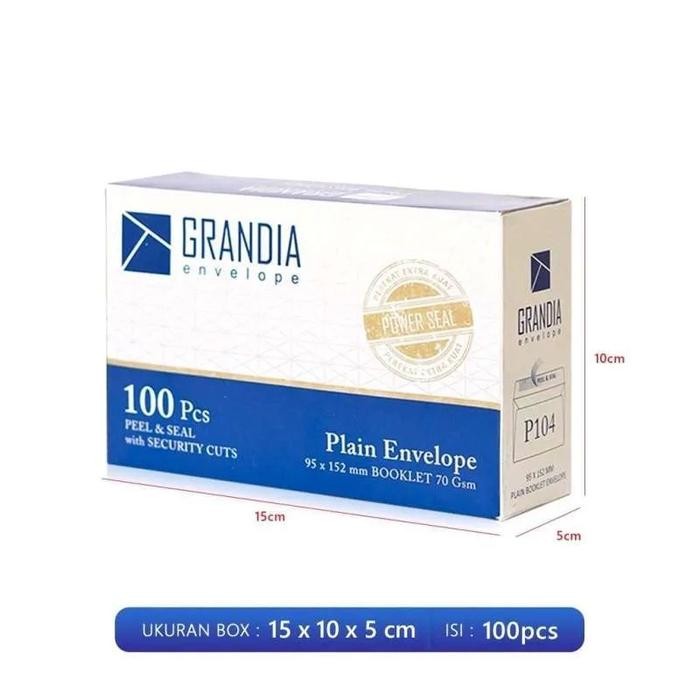 

5WUM Amplop Buklet Putih 104 Grandia