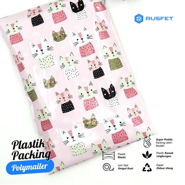 

5WUM Amplop Plastik Polymailer - Rusfet - Doggy Friends (Uk 17Cm X 25Cm)