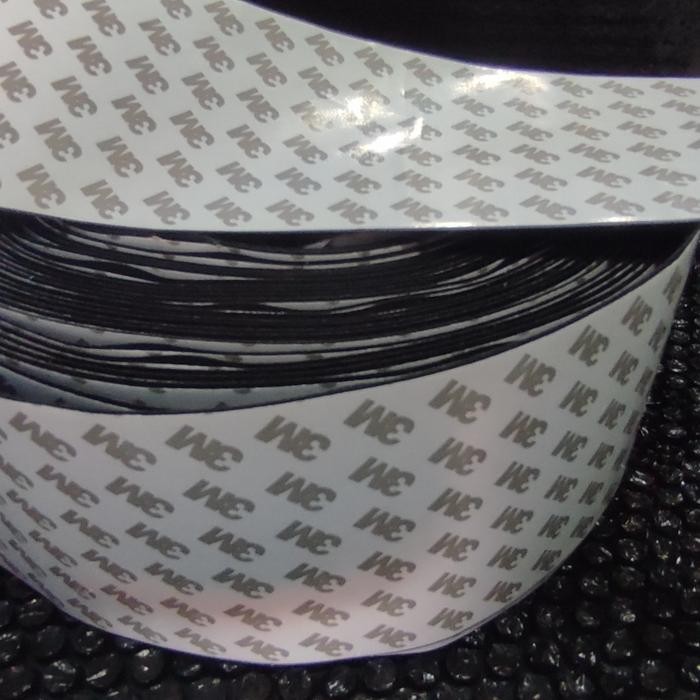 Velcro Hitam 10Cm Hook & Loop - 3M Velcro Kasar Dan Halus 10Cm X 1Mtr